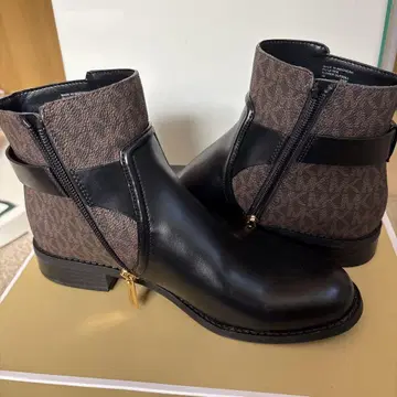 Michael Kors 숏부츠 블랙/브라운