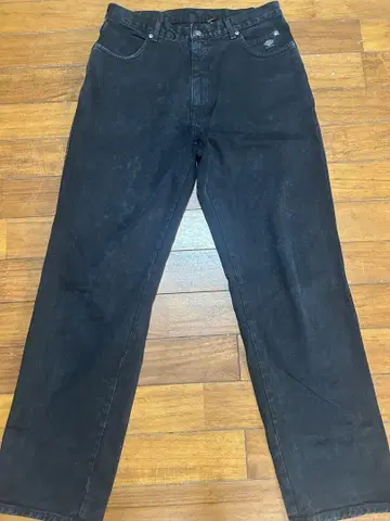 HARLEY-DAVIDSON 블랙 데님 팬츠 32/34