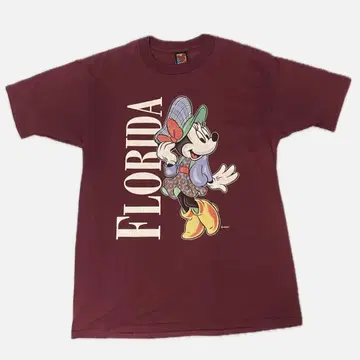 미니 FLORIDA 90s 디즈니 캐릭터 티셔츠