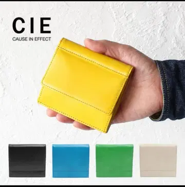 CIE 접이식 지갑 소가죽 미사용
