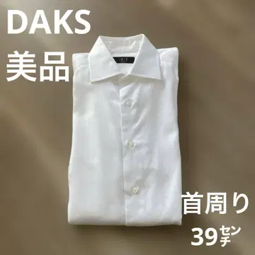 DAKS 화이트 긴팔 셔츠