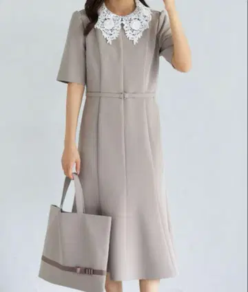 카라 부착 원피스 toccocloset 포멀 셀포드 미사용 새상품