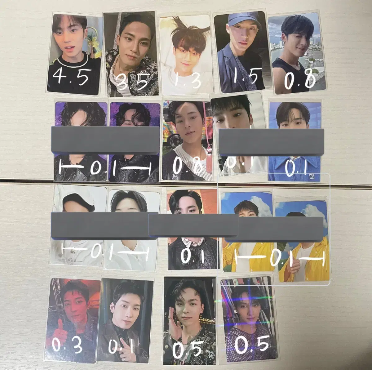 Seventeen mingyu wonwoo vernon jun poca wts