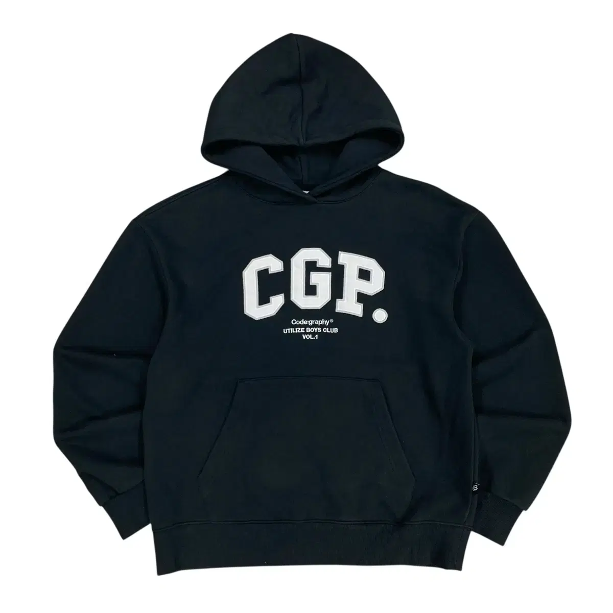 Codegraphy Big Logo Navy Hoodie