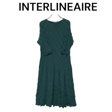 INTERLINESIRE 안테르리네르 7부 소매 코튼 원피스