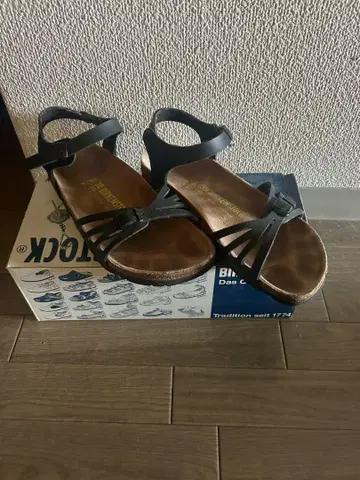 BIRKENSTOCK Bali 샌들 38 블랙