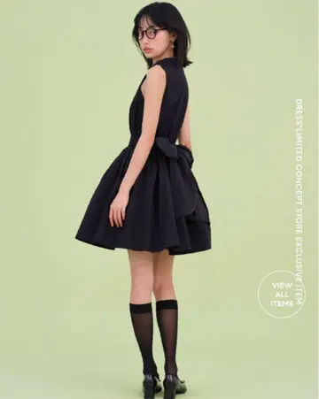 snidel 스나이델 턱 미니 원피스 팝업 한정판 20주년