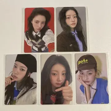 ILLIT bomb weverse 라키드로 트레이딩 카드 5종 컴프