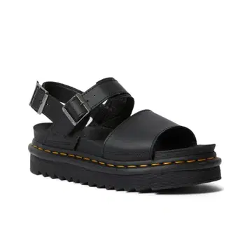 특가 Dr.Martens Voss 블랙 샌들 남녀 공용 25cm