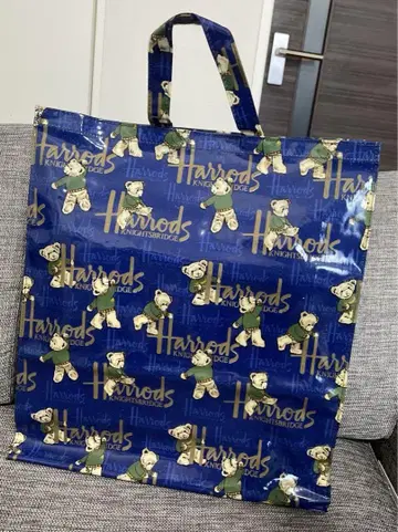 Harrods 해롯츠 곰 무늬 토트백 미사용품