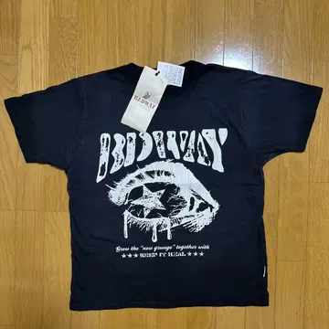 BADWAY 블랙 티셔츠