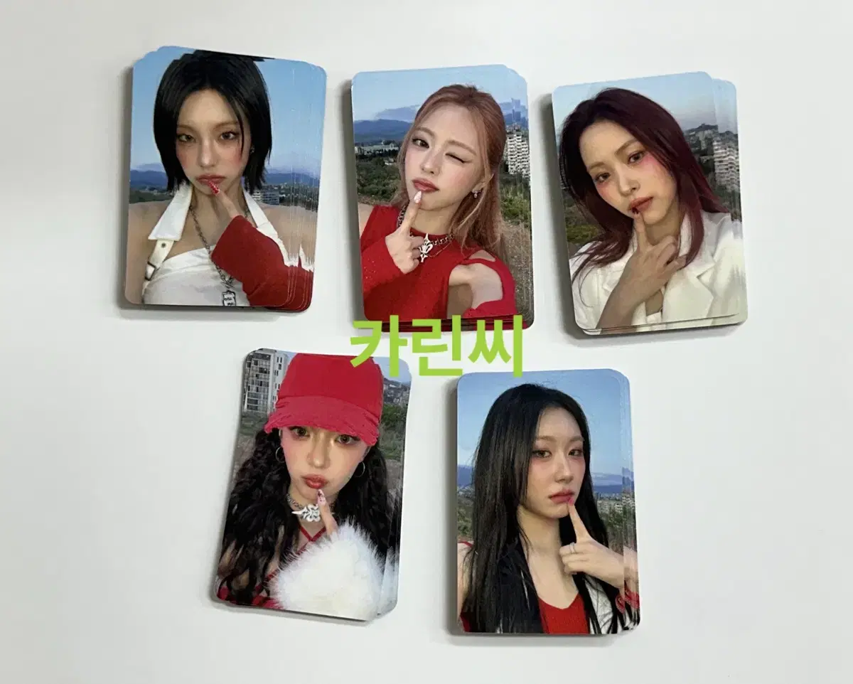 Itzy Itzy Apple Music unreleased photocard Set girls will be girls