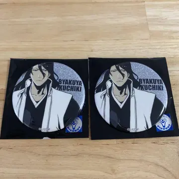 BLEACH WORLD 캔뱃지 후목 시라야 2개