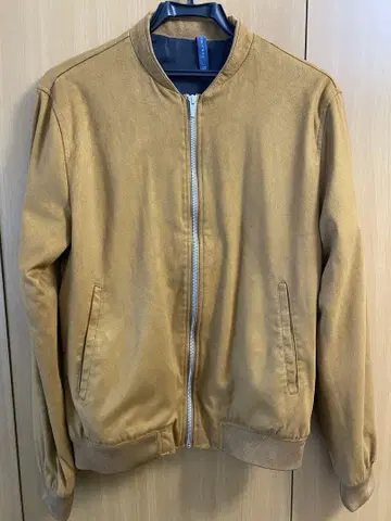 자라 ZARA 스웨이드풍 브라운 점퍼 USA S 사이즈
