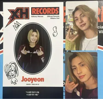 Xdinary Heroes 엑디즈 주용 트레이딩 카드 엽서