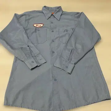 워크 셔츠 긴팔 USA제 와펜 포함 DURABLEPRESS
