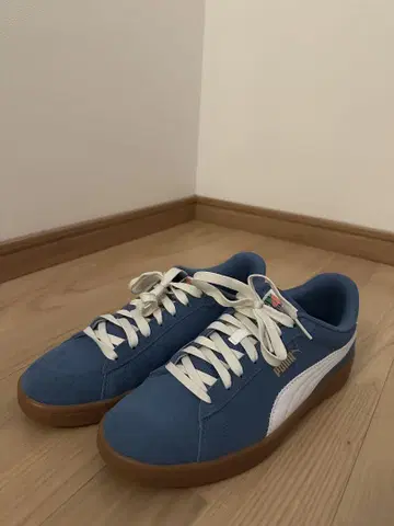Puma 스웨이드 스니커즈 파랑 26.5cm