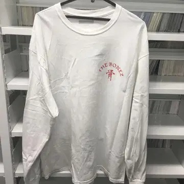 The bonez 롱 T 셔츠 XL 사이즈 화이트