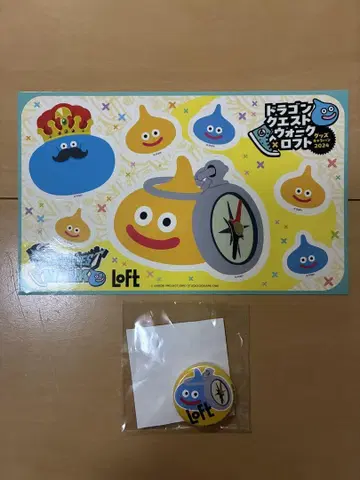 미개봉 새상품 드래곤 퀘스트 워크 캔뱃지&스티커 드래곤 퀘스트