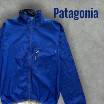 90s Patagonia VelocityShell 블루 나일론 자켓