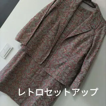 여성용 셋업 멀티 컬러 패턴