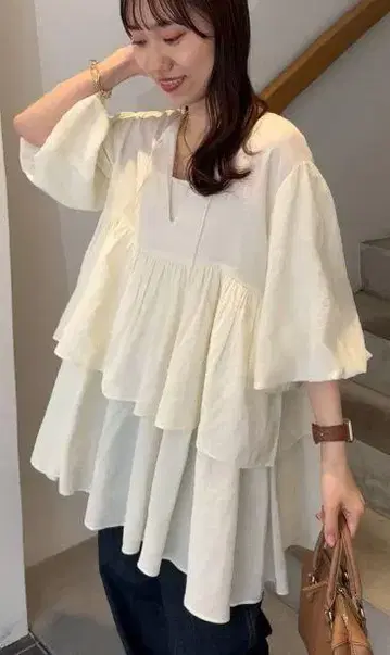 전후 2WAY 티어드 튜닉