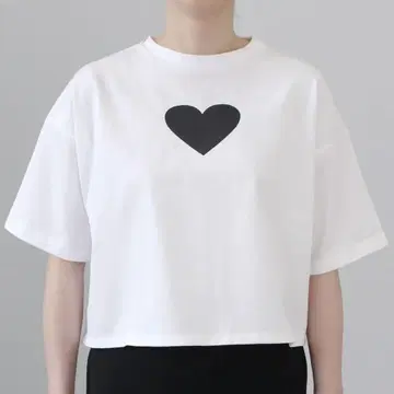 COUDRE 쿠드르 하트 컷 티셔츠