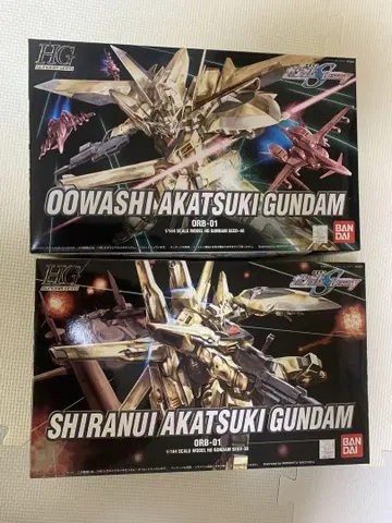 HG Oowashi & Shiranui Akatsuki Gundam 세트