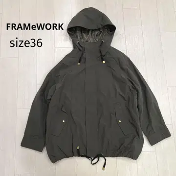 FRAMeWORK 프레임워크 마운틴 후드티 아우터 36 카키