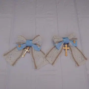 BABY 크로스 리본 빗 색스