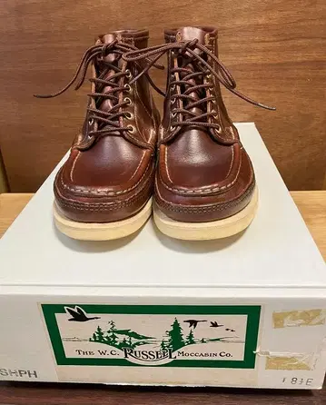 26.5cm 러셀 모카신 숏 PE CHROMEXCEL