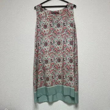 COMPTOIR DES COTONNIERS 꽃무늬 슬리브리스 튜닉