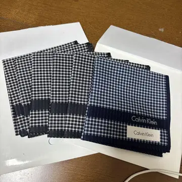 새상품 남성용 브랜드 손수건 6장 세트