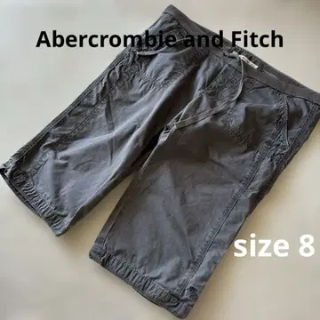 Abercrombie and Fitch 여성용 하프 팬츠 그레이