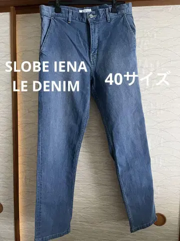 SLOBE IENA LE DENIM 블루 데님