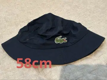 라코스테 네이비 버킷 햇 58cm
