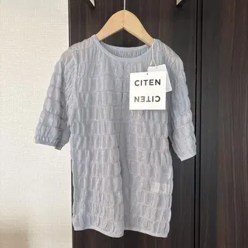 CITEN 블루 그레이 반팔 티셔츠