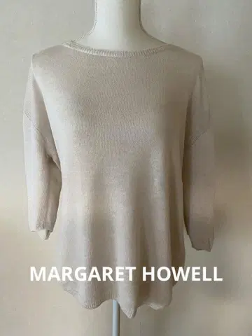 MARGARET HOWELL 코튼 린넨 실크 썸머 니트