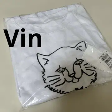 스콧 클럽 Vin 고양이 화이트 티셔츠 상의 정가 11000엔