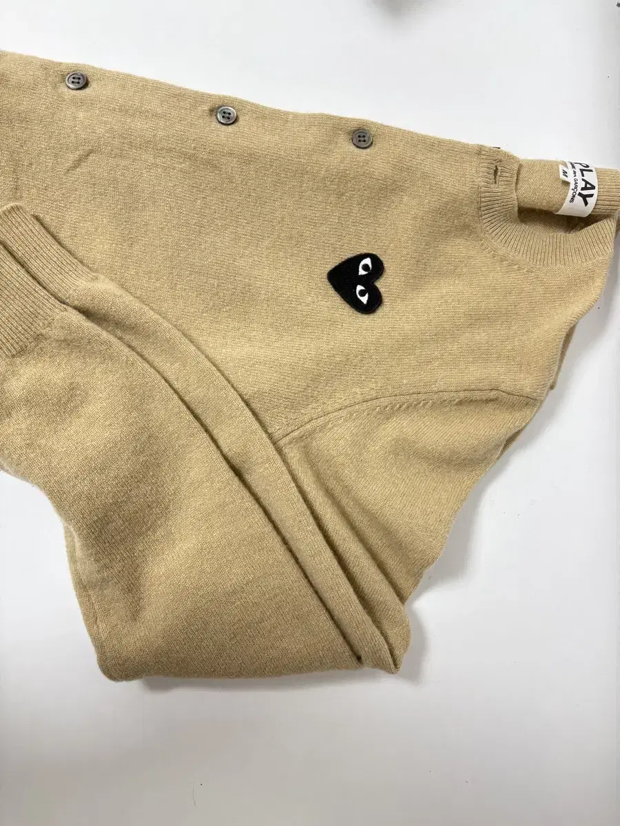 With tag) Comme des Garçons Cardigan Beige M
