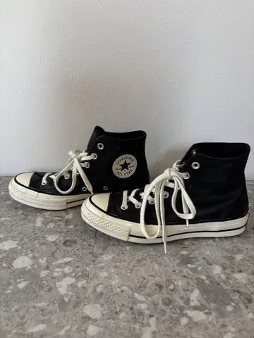 시착만 한 상품 CONVERSE 블랙 올 가죽 70