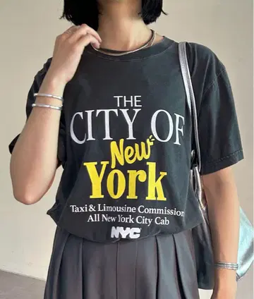 GOOD ROCK SPEED:NYC CITY 로고 티셔츠