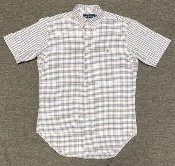 Ralph Lauren 체크 무늬 반팔 셔츠 S