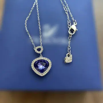 SWAROVSKI 보라색 목걸이