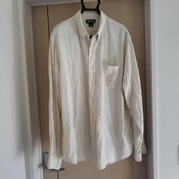 새상품급 랜드엔드 홍콩제 LINEN 린넨 셔츠 XL
