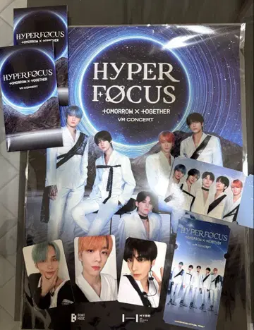 HYPER FOCUS TXT VR CONCERT 트레이딩 카드 포스터