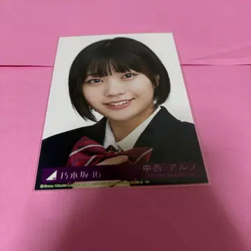 노기자카46 나카니시 아르노 브로마이드 Actually...봉입 요리