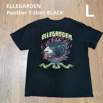 ELLEGARDEN Panther T-Shirt BLACK(L) 엘르