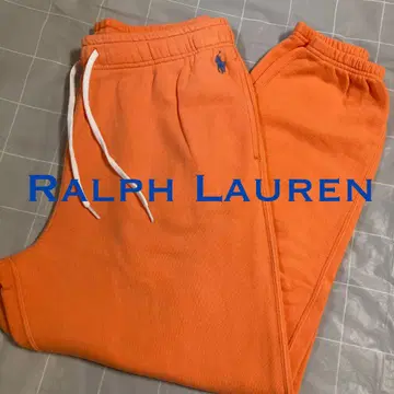새상품급 랄프 로렌 맨투맨 팬츠 오렌지 Ralph Lauren