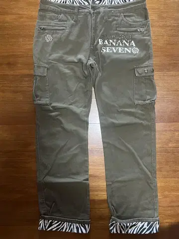 BANANA SEVEN 카고 팬츠 올리브 그린